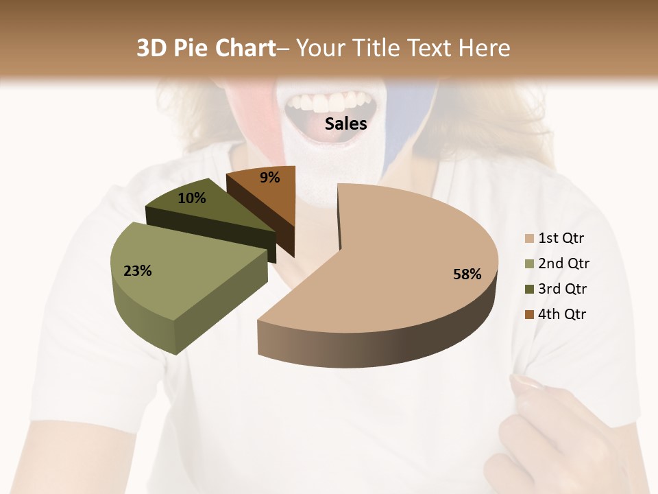 Female Elderly Human PowerPoint Template