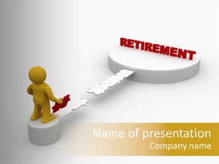 Elderly Senior Two PowerPoint Template