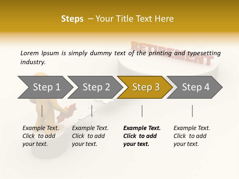 Elderly Senior Two PowerPoint Template