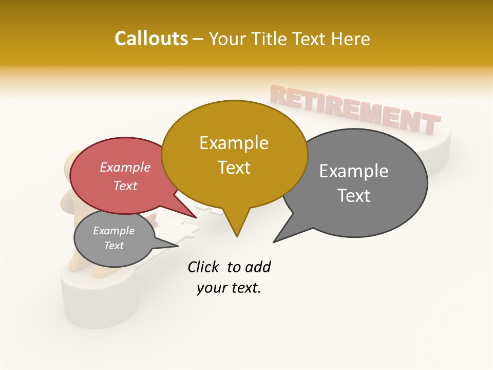 Elderly Senior Two PowerPoint Template