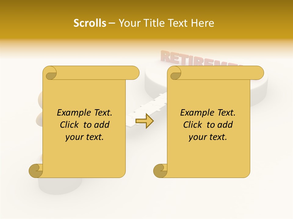 Elderly Senior Two PowerPoint Template