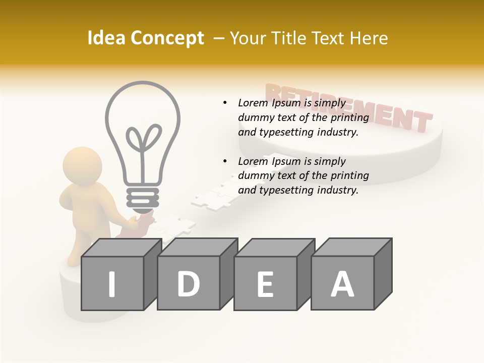 Elderly Senior Two PowerPoint Template