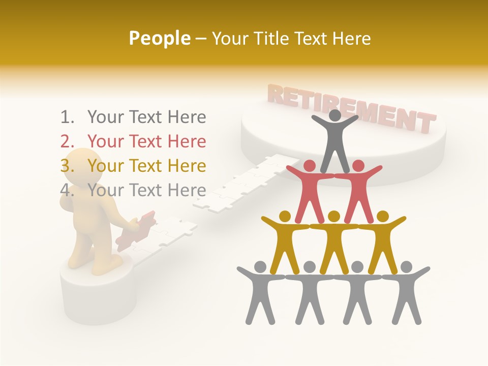 Elderly Senior Two PowerPoint Template