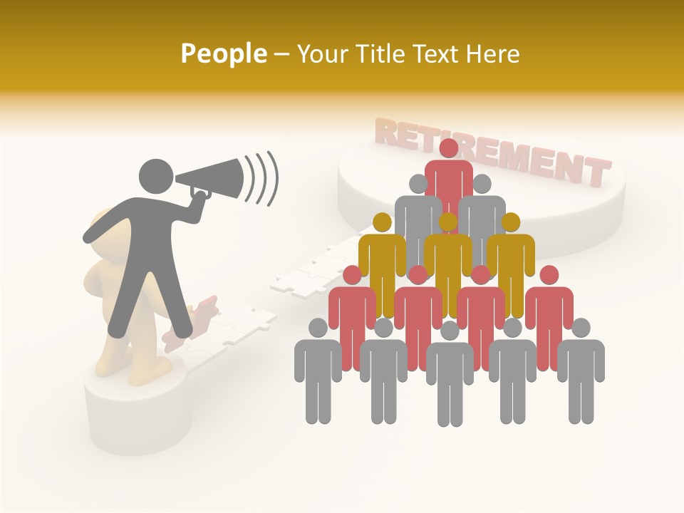 Elderly Senior Two PowerPoint Template