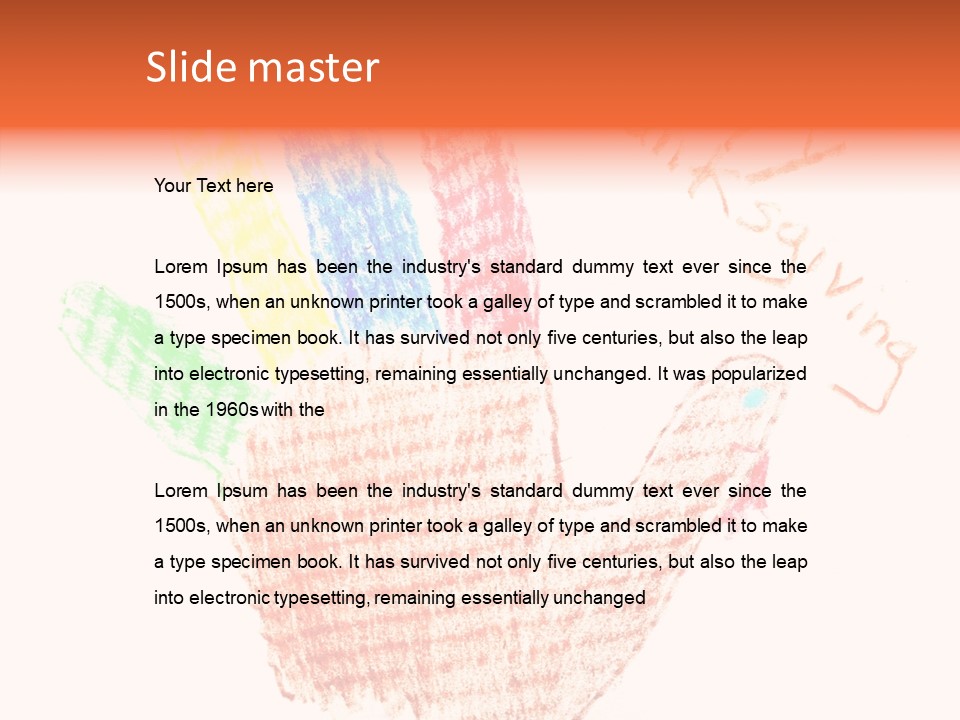 Togetherness Care Close Up PowerPoint Template