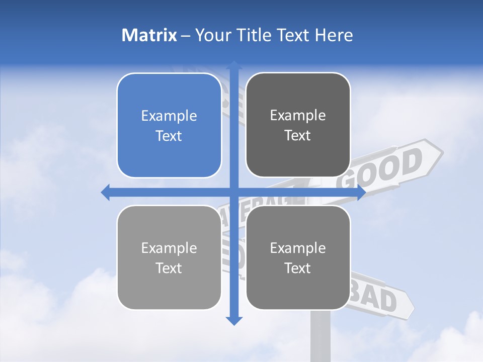 Elderly Grandmother Two PowerPoint Template