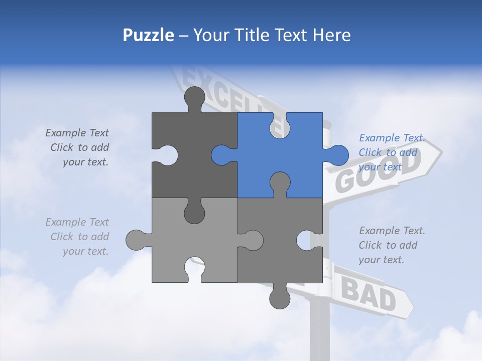 Elderly Grandmother Two PowerPoint Template