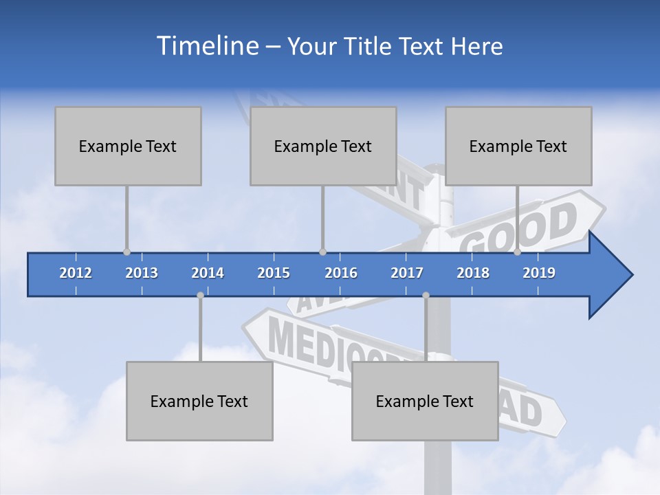 Elderly Grandmother Two PowerPoint Template