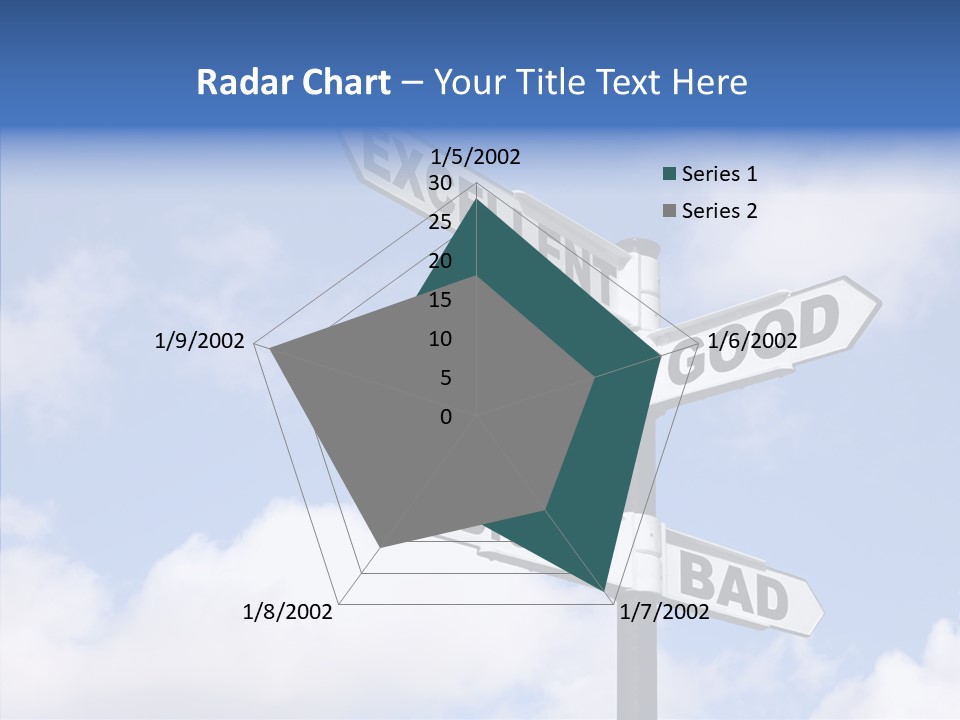 Elderly Grandmother Two PowerPoint Template