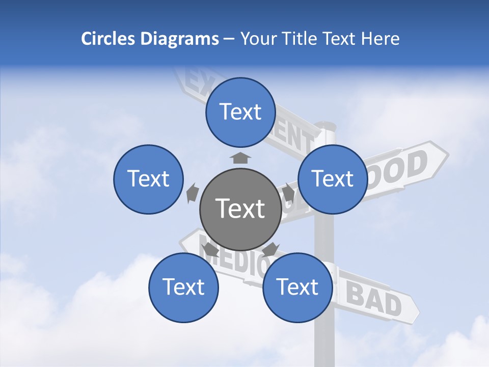 Elderly Grandmother Two PowerPoint Template