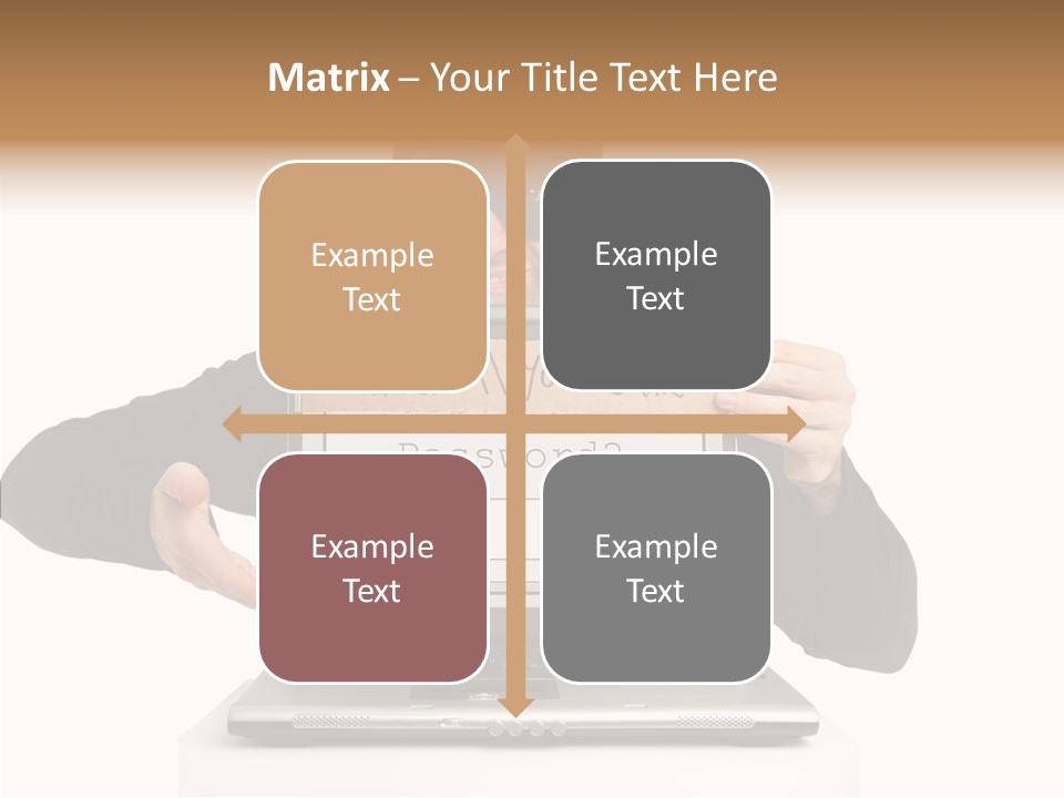 Young Aging Hold PowerPoint Template