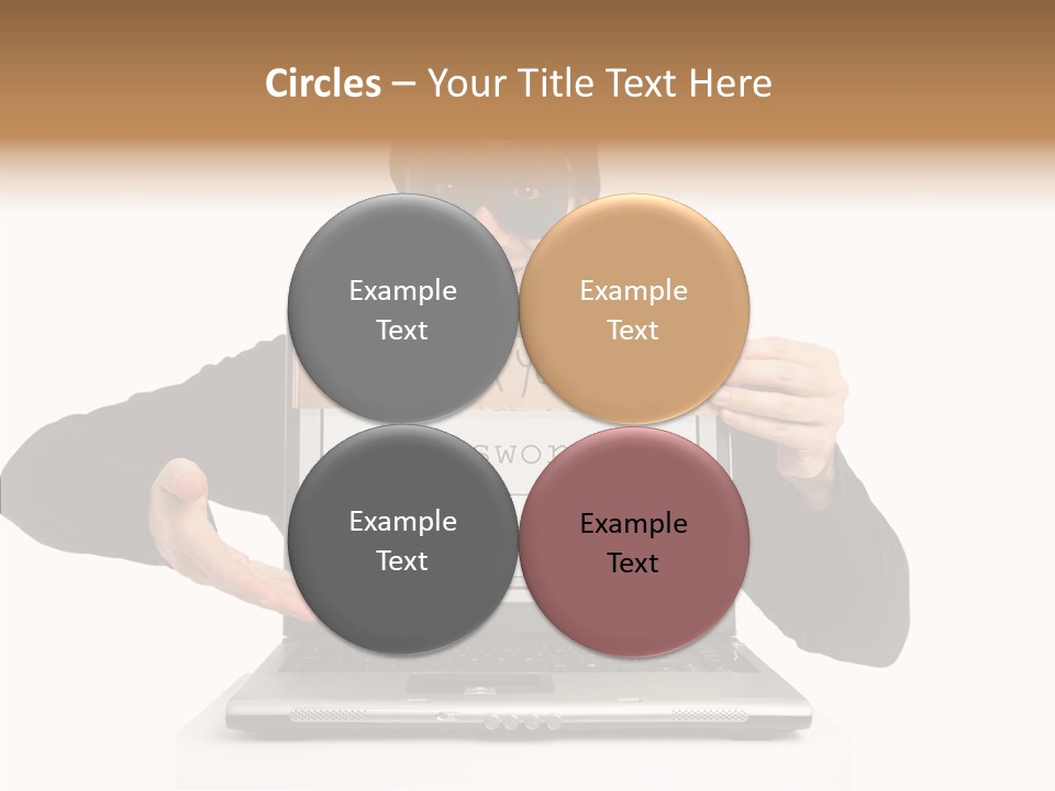 Young Aging Hold PowerPoint Template