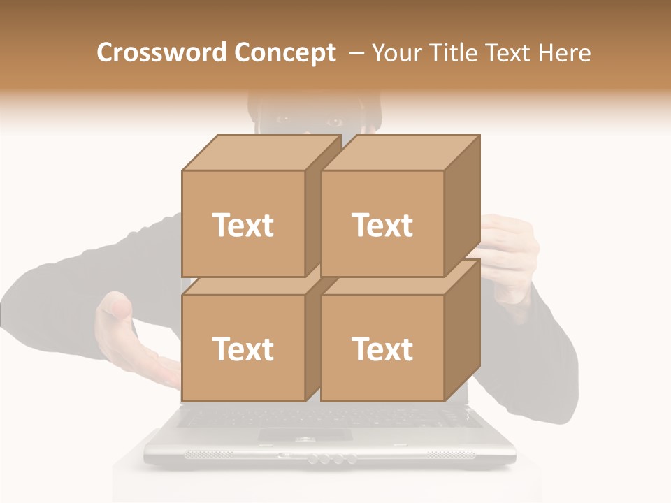 Young Aging Hold PowerPoint Template