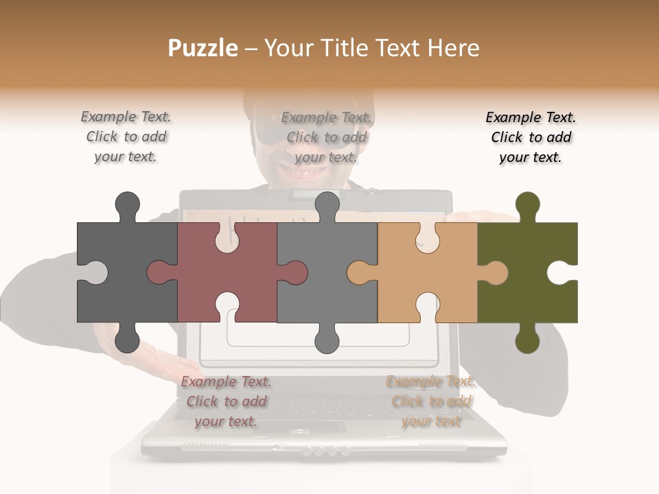 Young Aging Hold PowerPoint Template