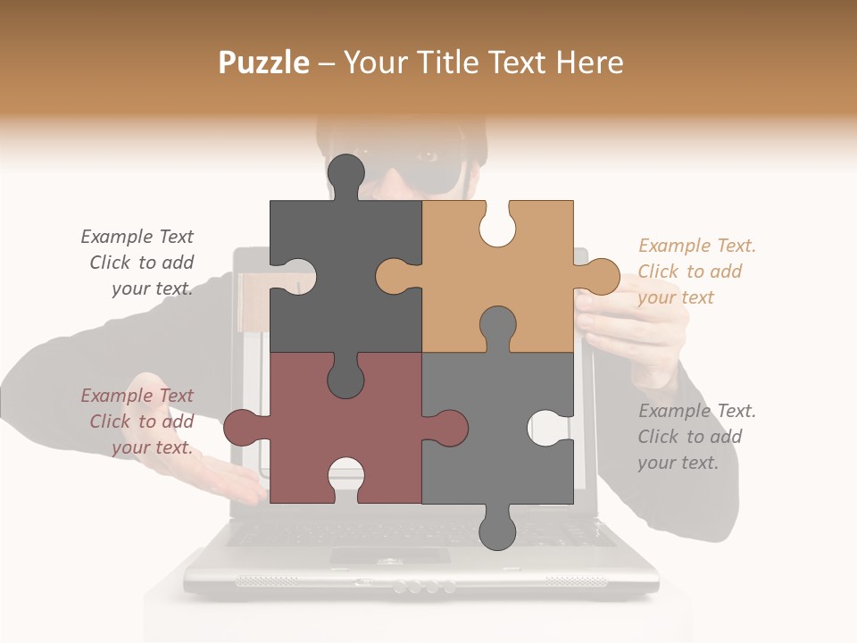 Young Aging Hold PowerPoint Template