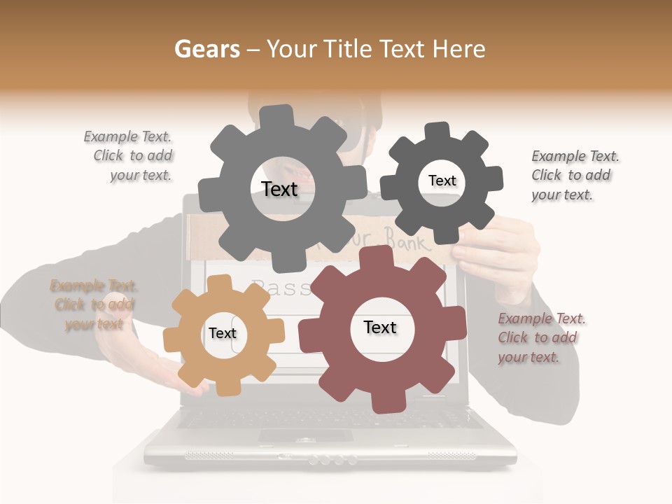 Young Aging Hold PowerPoint Template