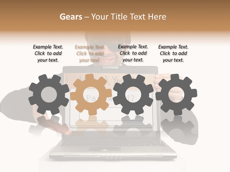 Young Aging Hold PowerPoint Template