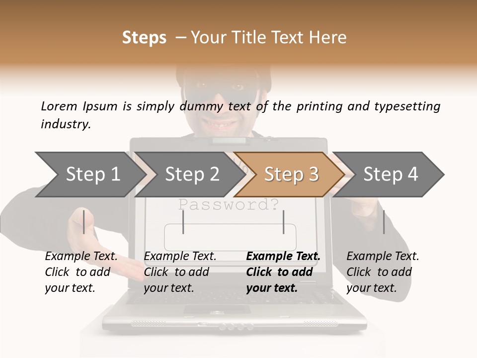 Young Aging Hold PowerPoint Template