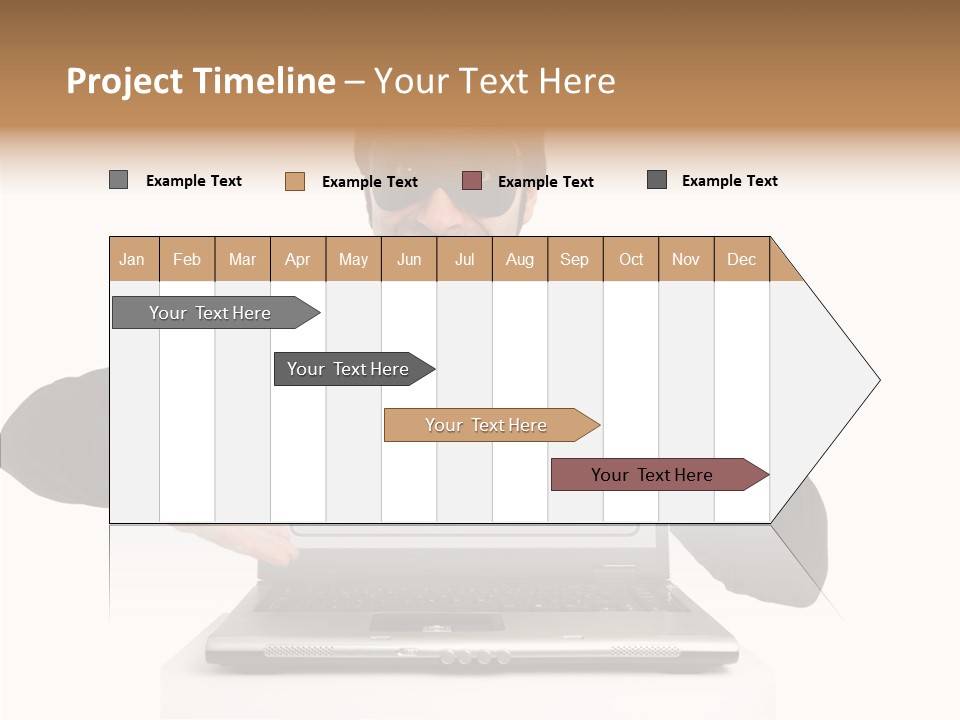 Young Aging Hold PowerPoint Template