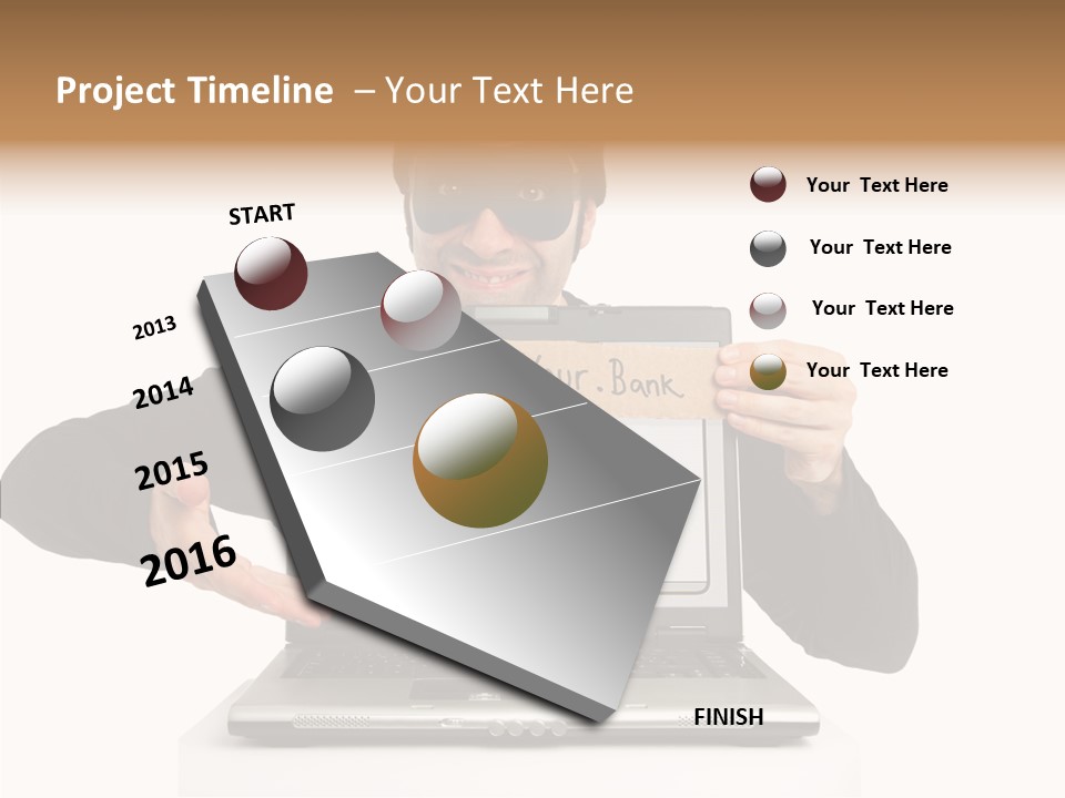 Young Aging Hold PowerPoint Template