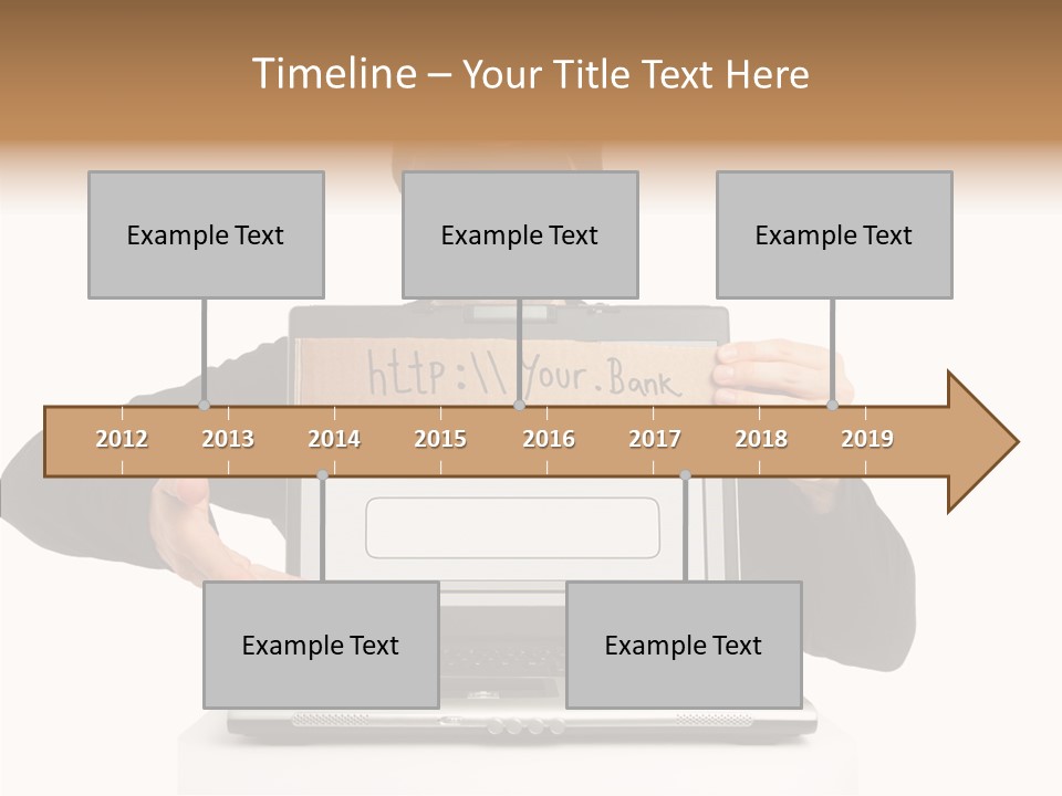 Young Aging Hold PowerPoint Template