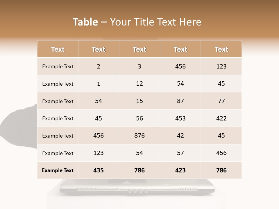 Young Aging Hold PowerPoint Template