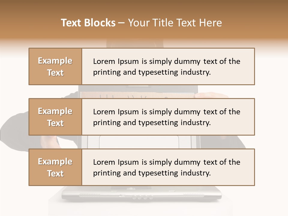 Young Aging Hold PowerPoint Template