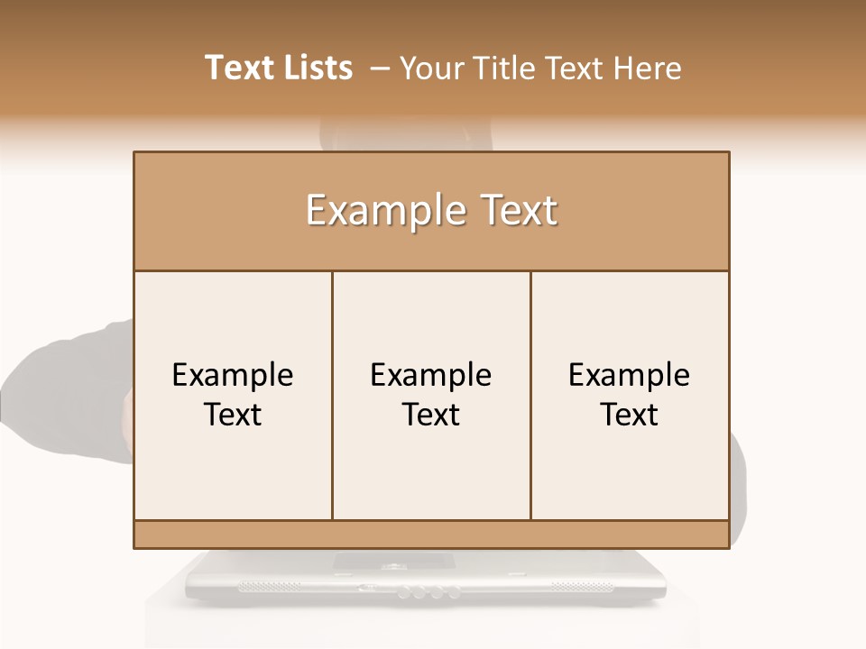 Young Aging Hold PowerPoint Template