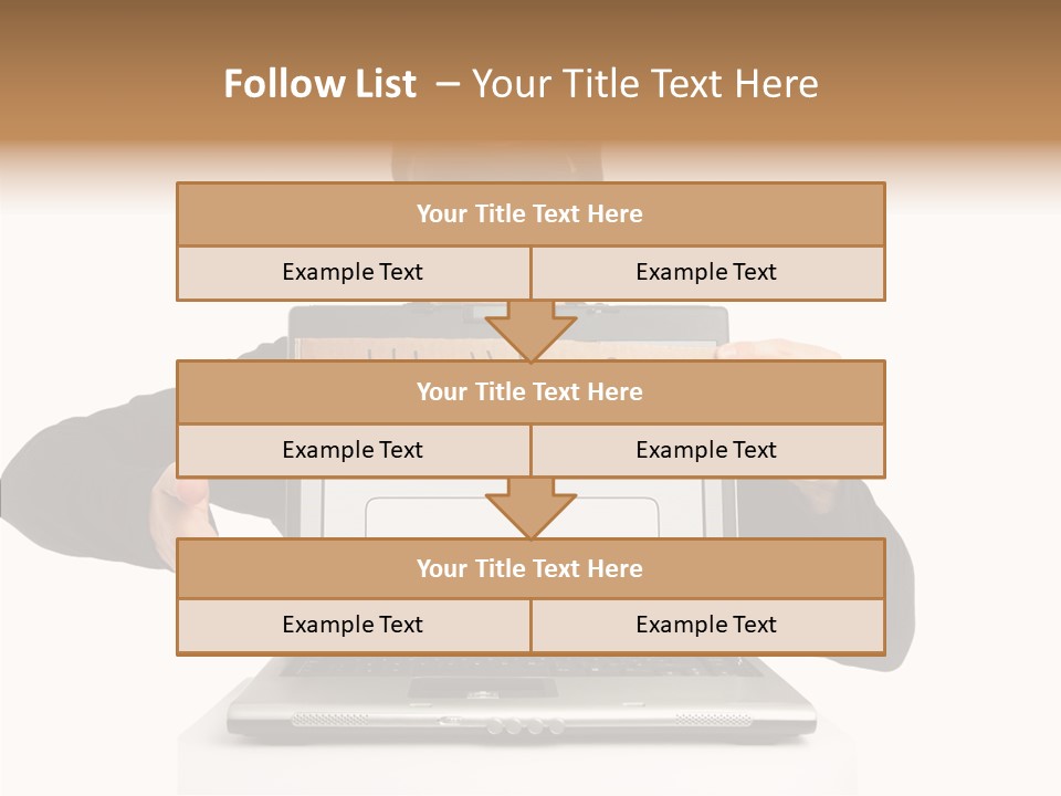 Young Aging Hold PowerPoint Template