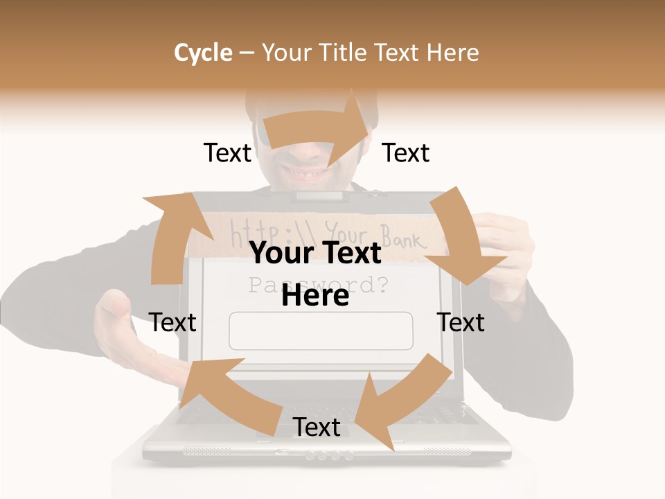 Young Aging Hold PowerPoint Template