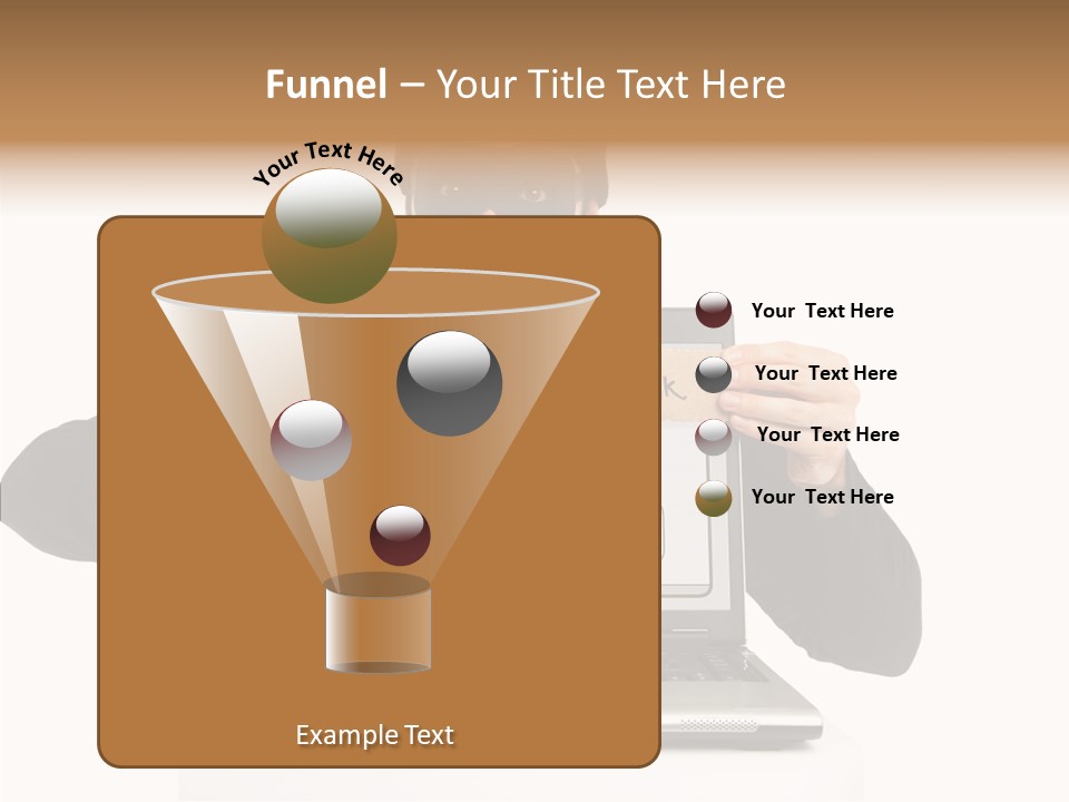 Young Aging Hold PowerPoint Template