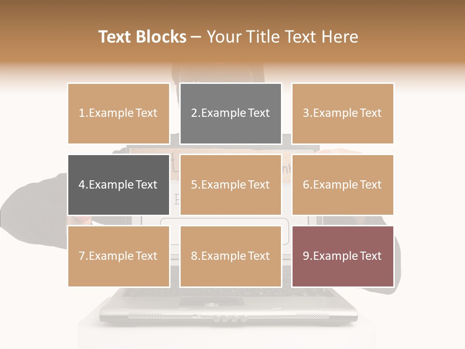 Young Aging Hold PowerPoint Template