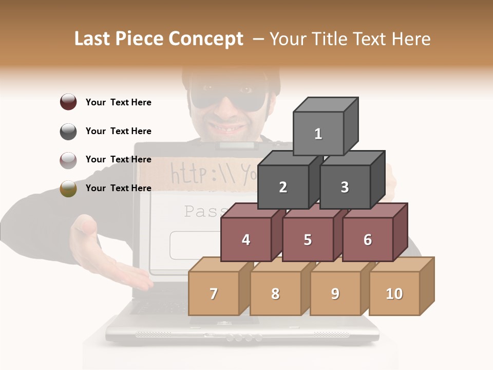 Young Aging Hold PowerPoint Template