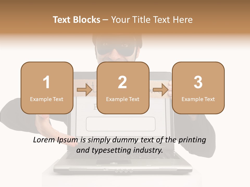 Young Aging Hold PowerPoint Template