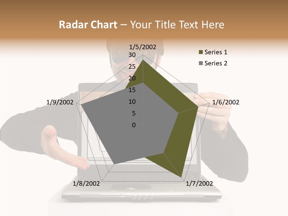 Young Aging Hold PowerPoint Template