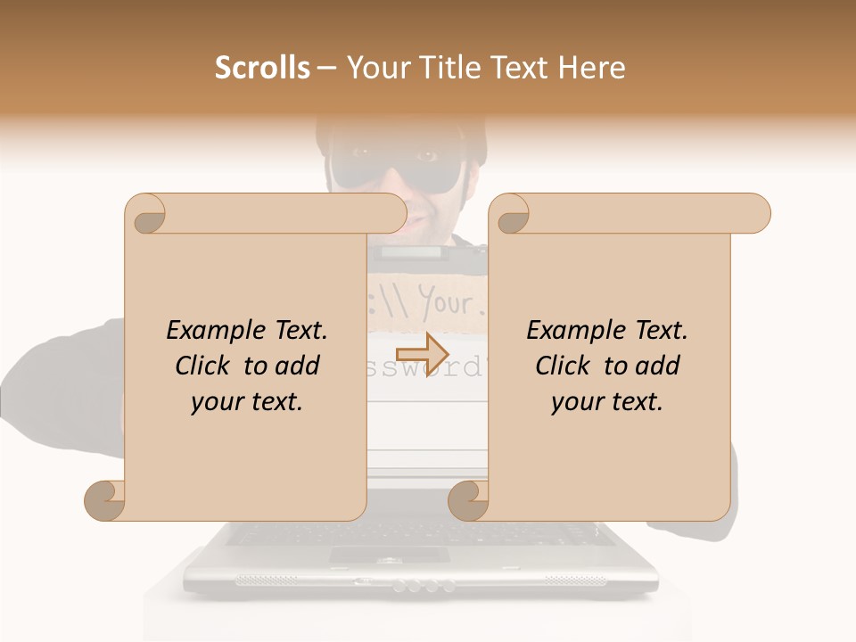Young Aging Hold PowerPoint Template