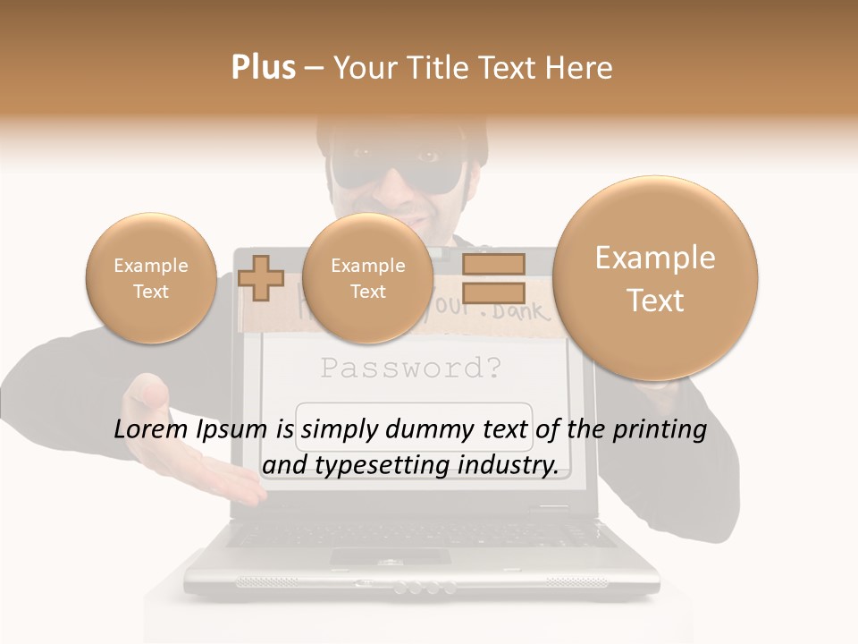 Young Aging Hold PowerPoint Template
