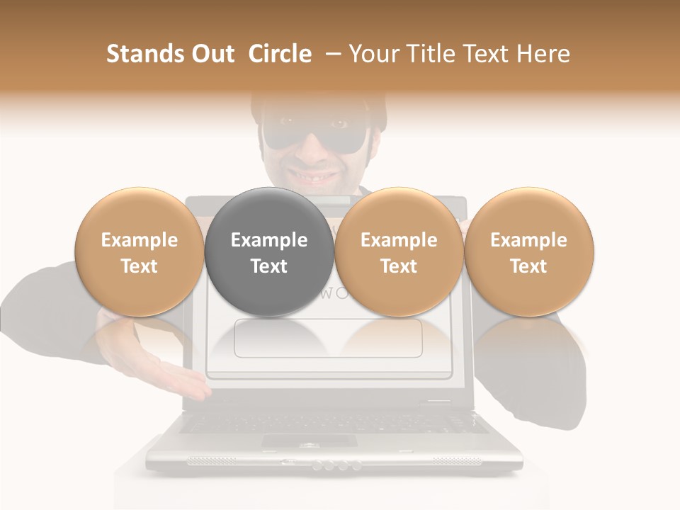 Young Aging Hold PowerPoint Template