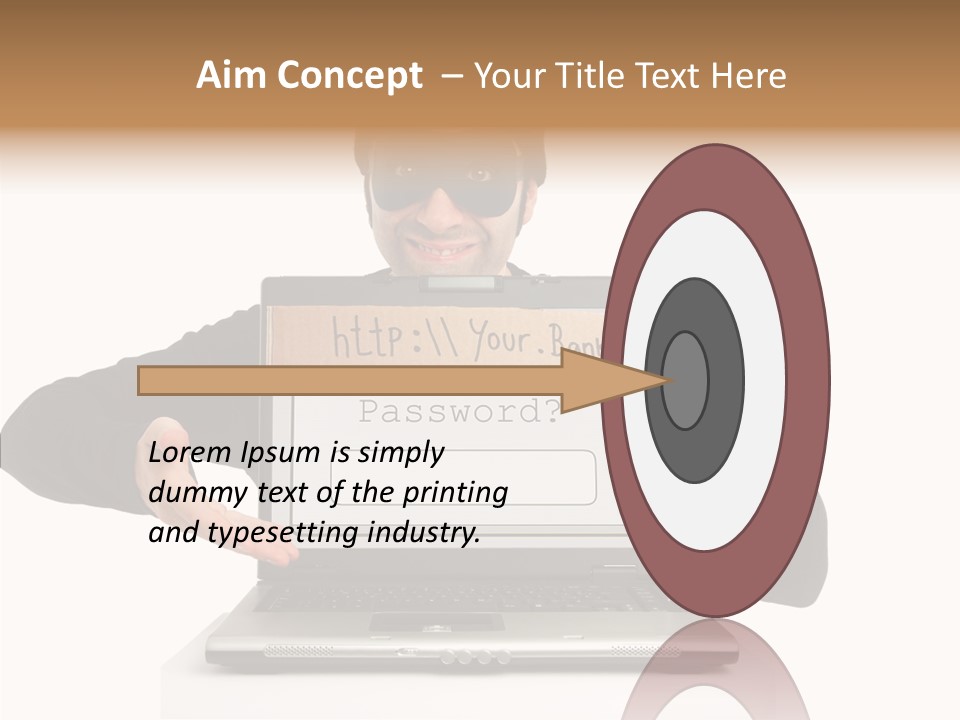 Young Aging Hold PowerPoint Template