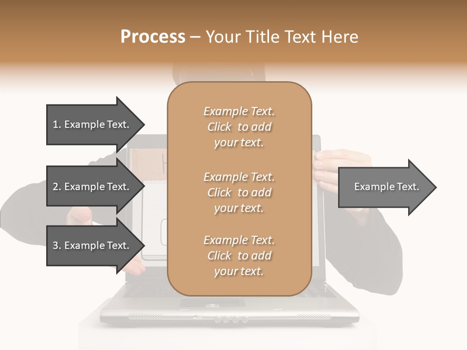 Young Aging Hold PowerPoint Template