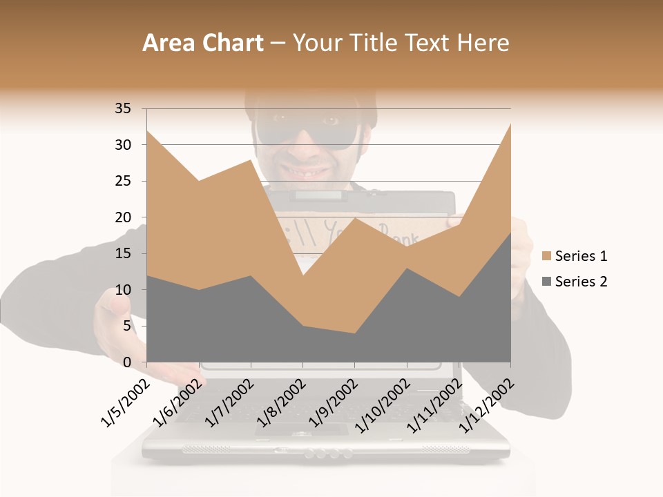 Young Aging Hold PowerPoint Template