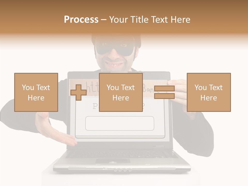 Young Aging Hold PowerPoint Template