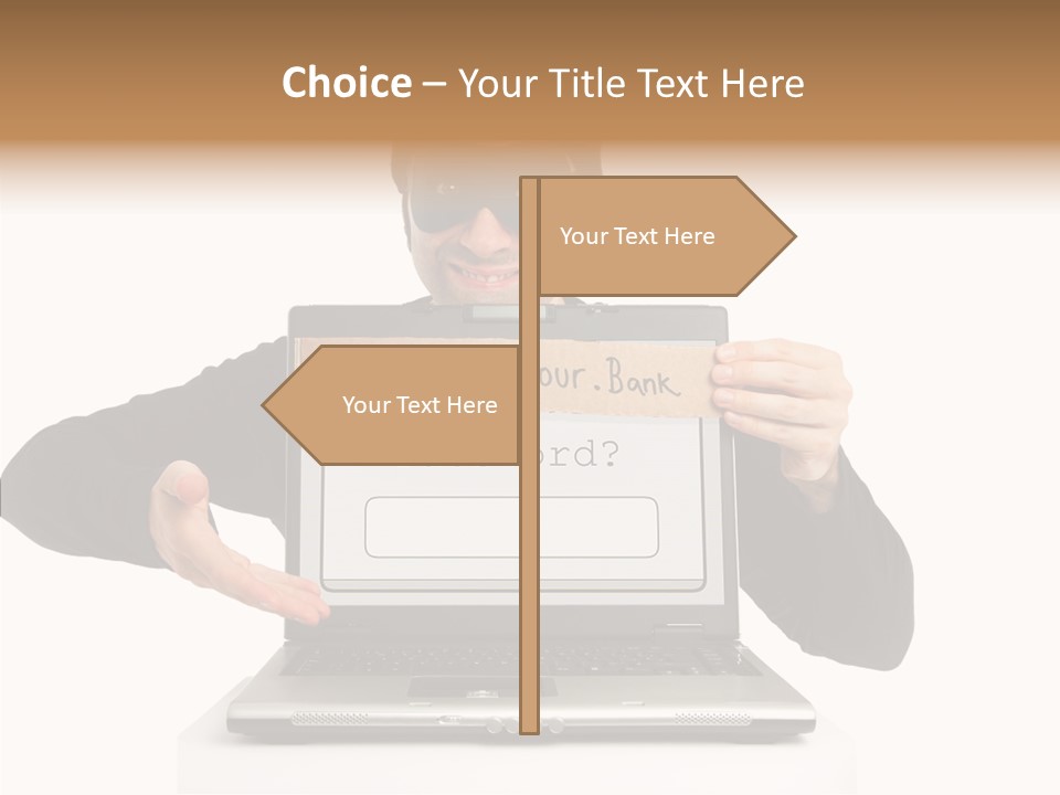 Young Aging Hold PowerPoint Template