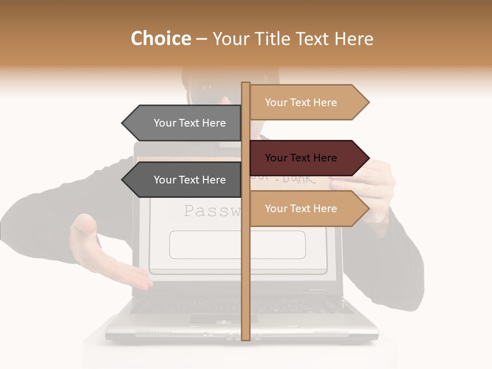 Young Aging Hold PowerPoint Template