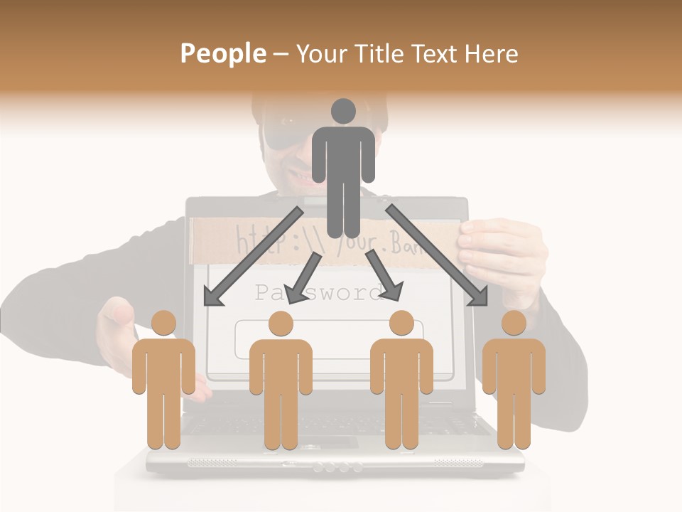 Young Aging Hold PowerPoint Template