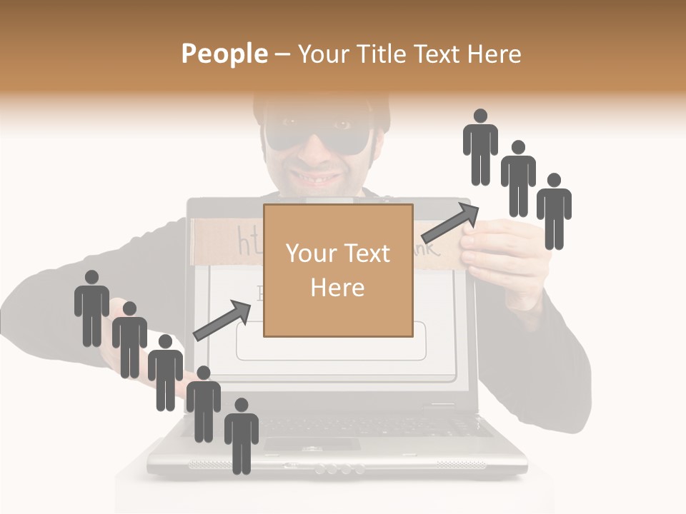 Young Aging Hold PowerPoint Template