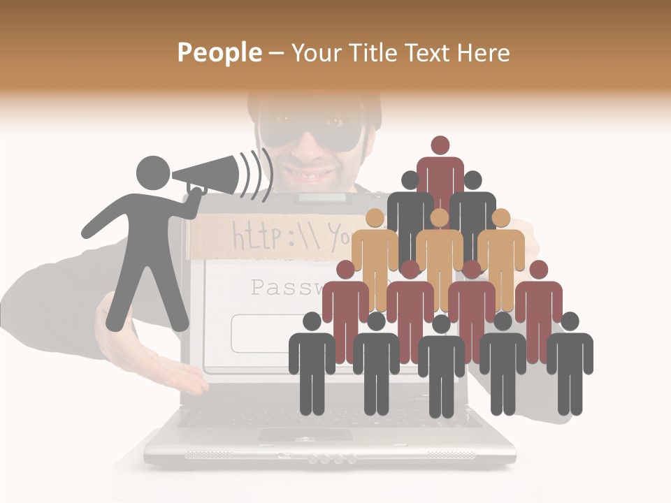 Young Aging Hold PowerPoint Template