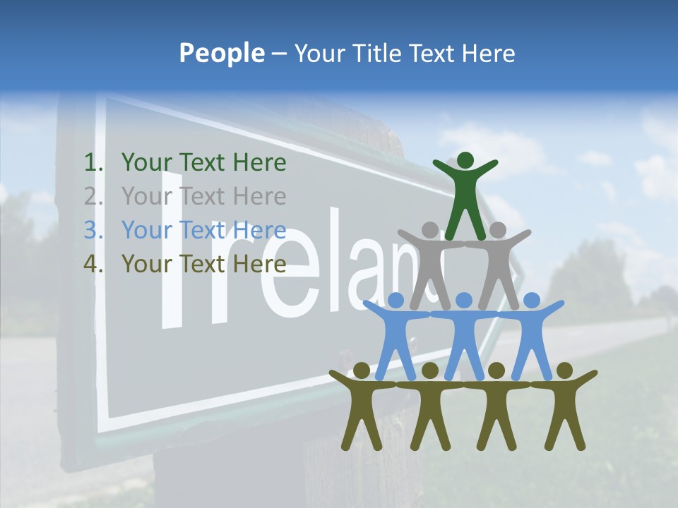 Human Background Assist PowerPoint Template