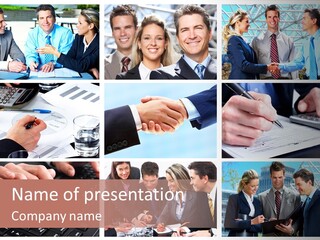 Adult White Background Help PowerPoint Template