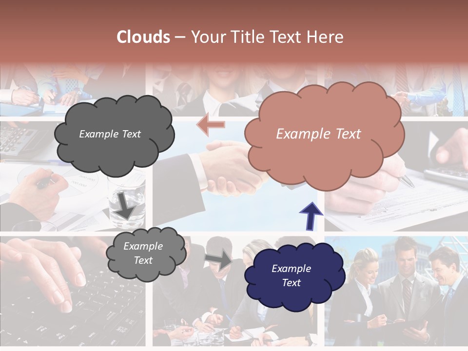 Adult White Background Help PowerPoint Template